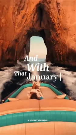 With that January