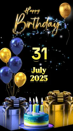birthday 31 jul 2025