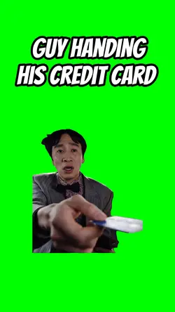 Handing credit card 