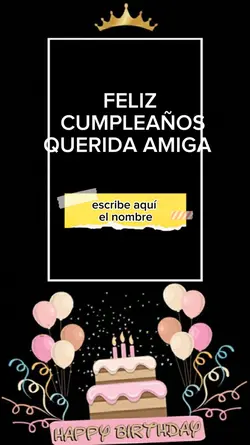 feliz cumpleaños 
