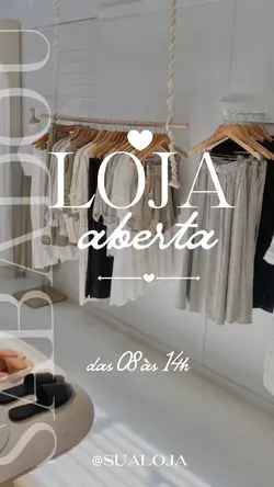 Loja aberta