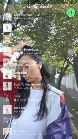 Screen scroll video