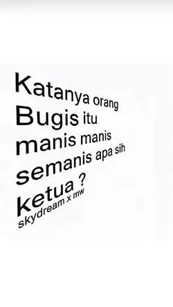 Katanya orang Bugis