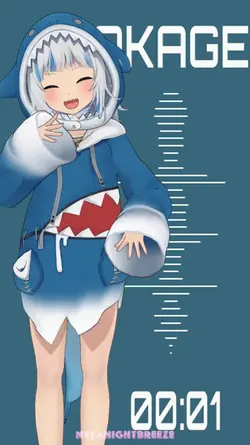 Gawr gura x akage
