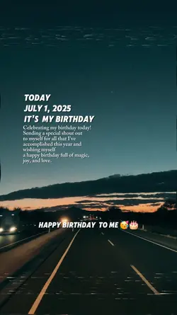 July 1 2025 my bday