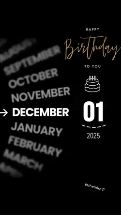 hbd 01 December 2025