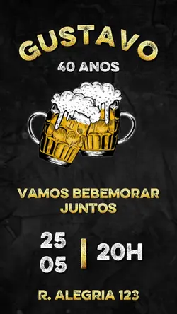 Aniversário Chopp