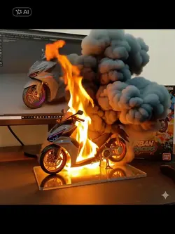 Versi Terbakar AI