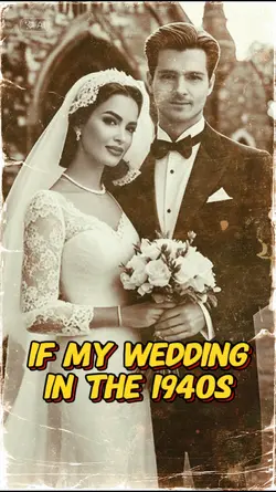 1940s wedding