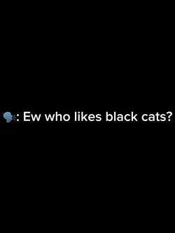 Black cats <3