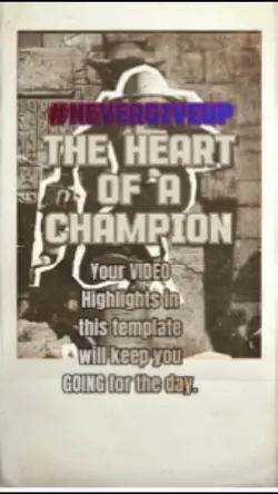 #NeverGiveUp Champ♥️