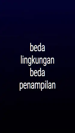 BEDA LINGKUNGAN BEDA