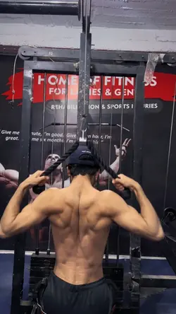 Gym back workout