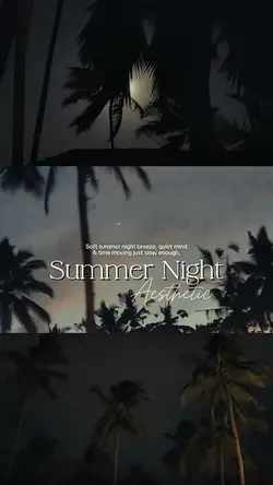 summer night.