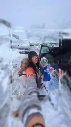 Snowboarding friend