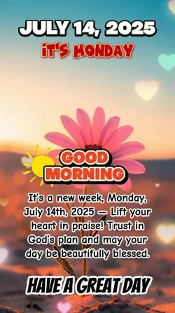 July 14,2025,Monday