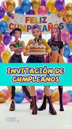 Invitacion Huntrix 