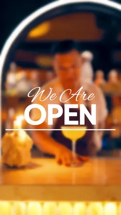 we are open now