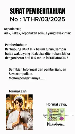 Pemberitahuan THR