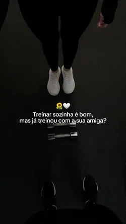 Treino com amiga