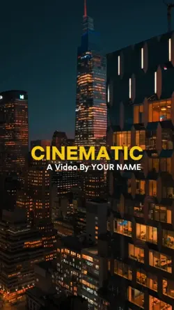 CINEMATIC VLOG
