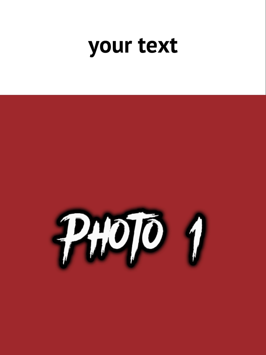 Photos With Text Template - Pippit