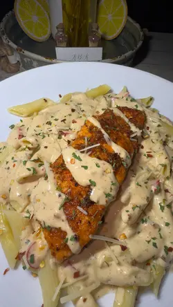 Salmon Alfredo