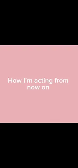 Acting like this now