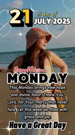 Monday, July 21st