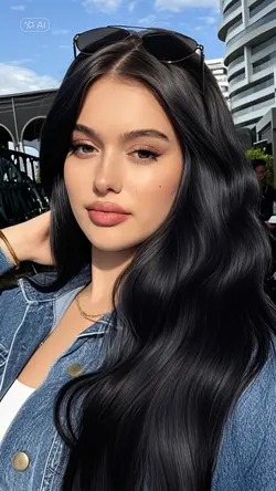 black hair 