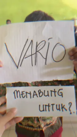 menabung untuk vario
