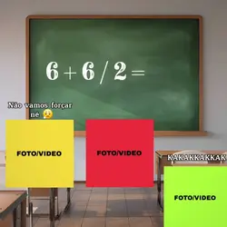 na escola