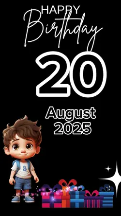 HBD My Son 20 August