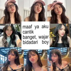 Maaf ya aku cantik