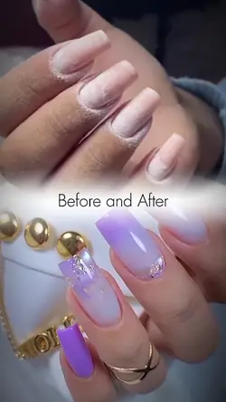 Antes e depois Nails