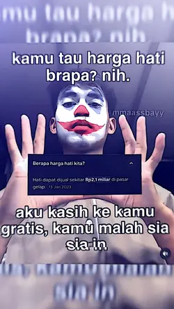 TAU HARGA HATI BRAPA