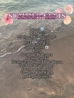 SUMMERRR STATTSSS