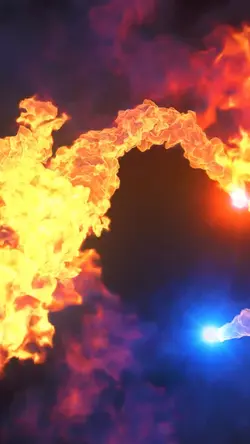 explosion portrait