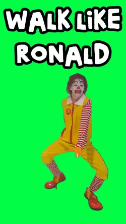 WALK LIKE RONALD MCD