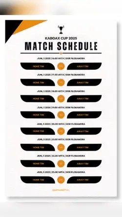MATCH SCHEDULE 8
