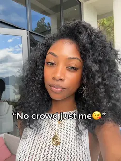 No crowd just me