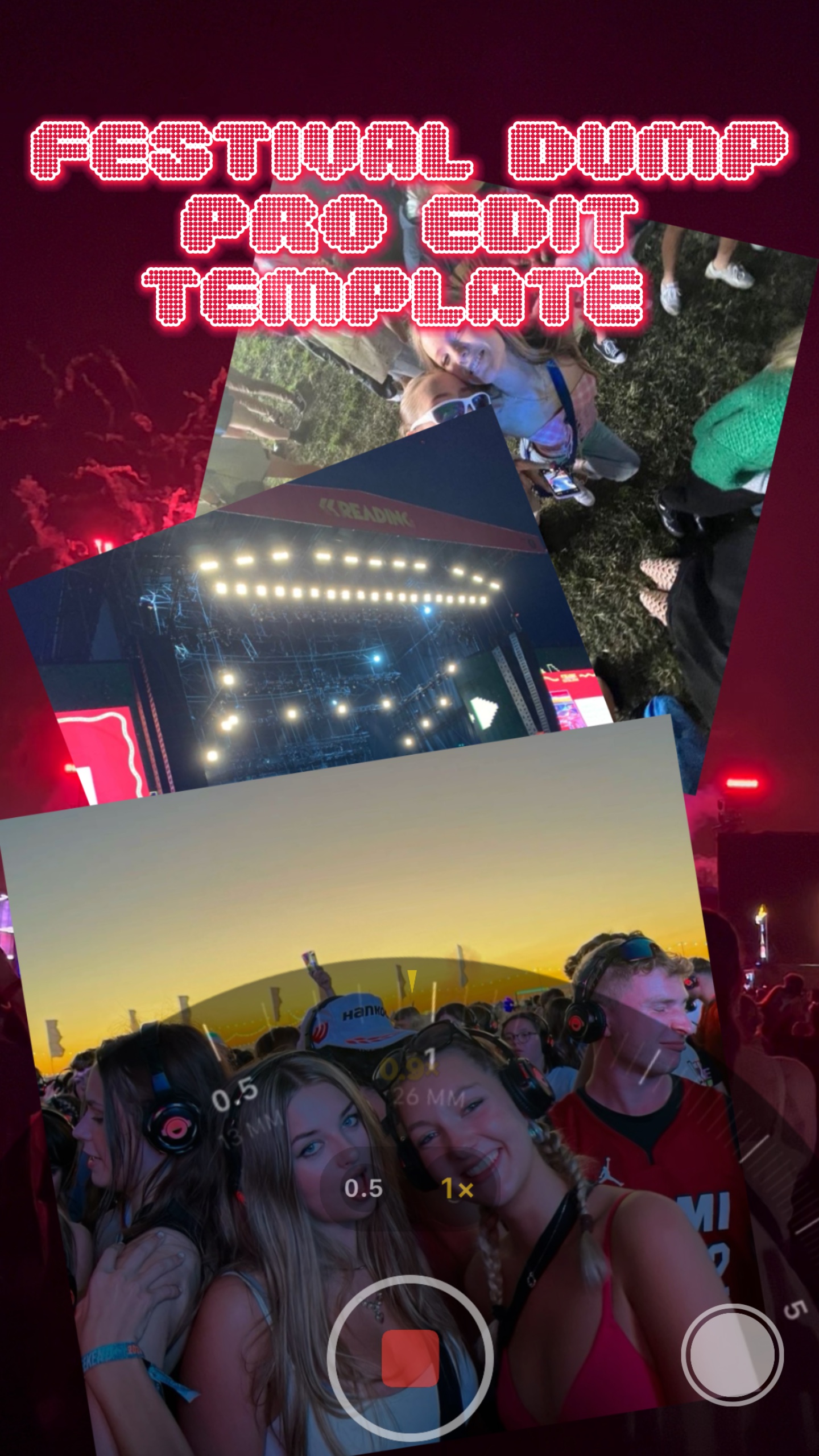 capcut template cover