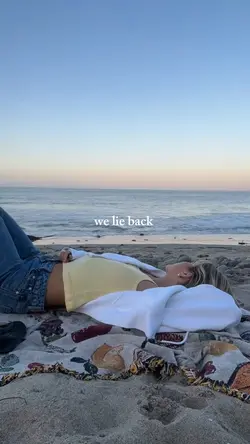 we lie back