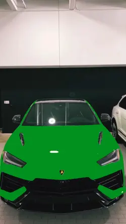car Green screen 