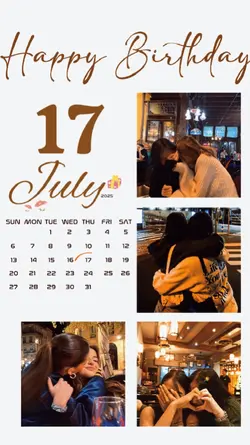 July 17th Birthday