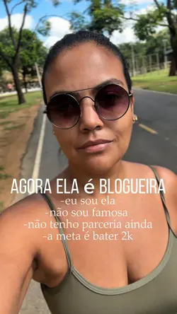 Agora ela é blogueir