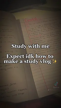 Study vlog