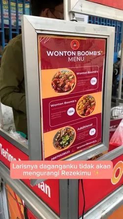Iklan jualan makanan