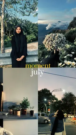 4 foto di bulan juli