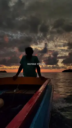 before you go